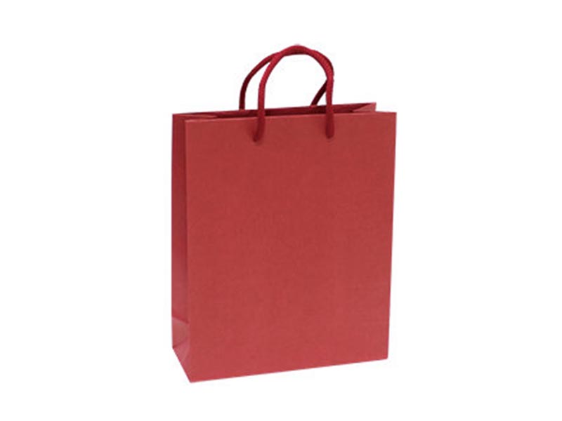 大4K-L(方)手提紙袋-微醺紅